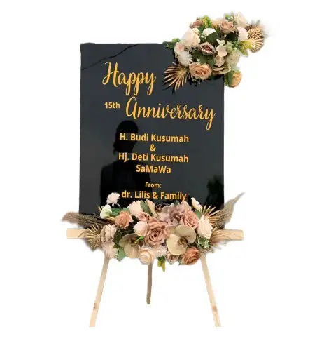 Papan Bunga Akrilik Wek Ii