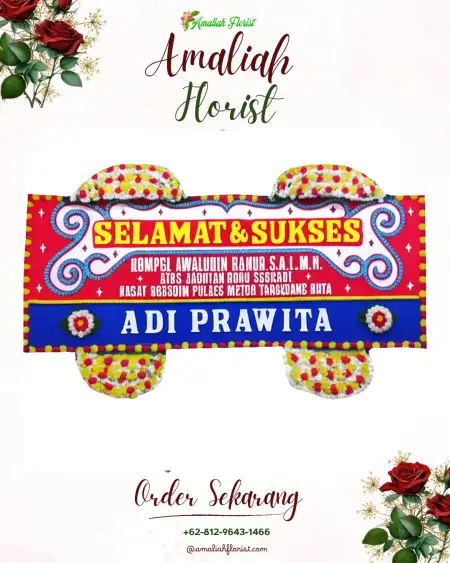Papan Bunga Ucapan Selamat Wek Ii